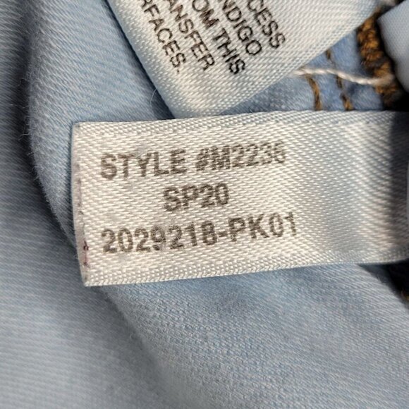 Madewell Button Fly Jeans Size 32 36X27 High Rise Skinny Raw Frayed Hem M2236 - Picture 10 of 15